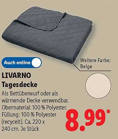 LIVARNO Tagesdecke