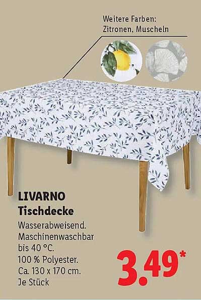 LIVARNO Tischdecke