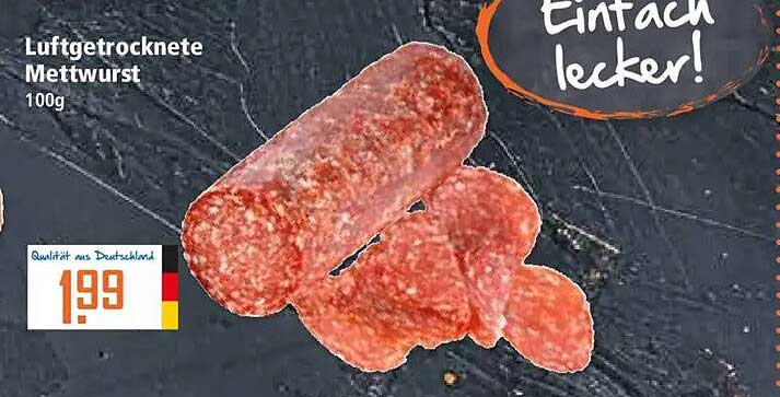 Luftgetrocknete Mettwurst 100g