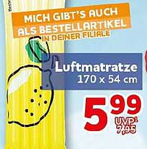 Luftmatratze 170 x 54 cm