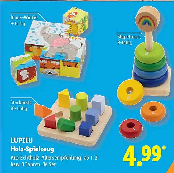 LUPILU Holz-Spielzeug