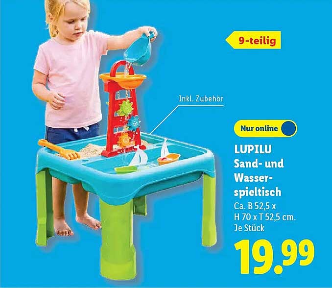LUPILU Sand- und Wasserspieltisch