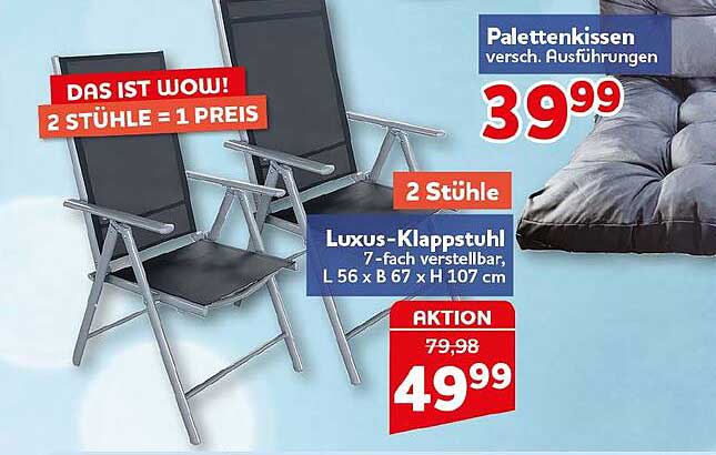 Luxus-Klappstuhl