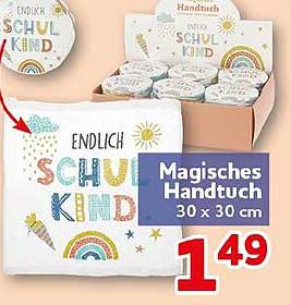 Magisches Handtuch 30 x 30 cm