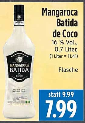 Mangaroca Batida de Coco