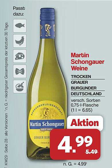 Martin Schongauer Weine TROCKEN GRAUER BURGUNDER DEUTSCHLAND