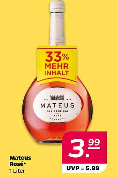 Mateus Rosé* 1 Liter