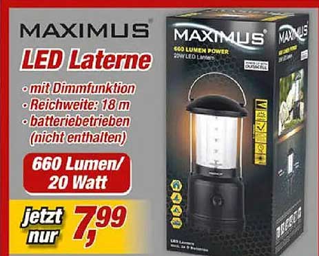 MAXIMUS LED Laterne