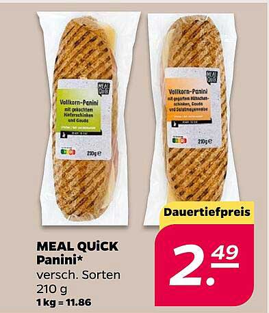 MEAL QUICK Panini*
