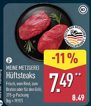 MEINE METZGEREI Hüftsteaks