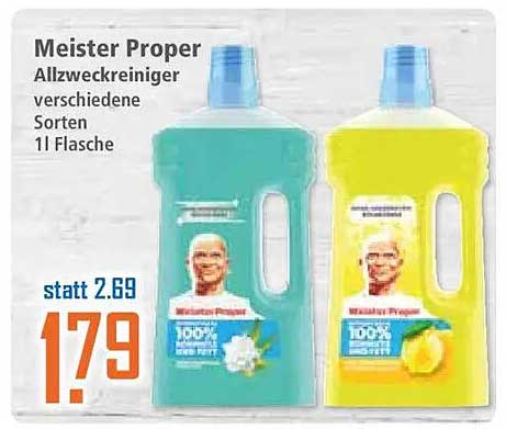 Meister Proper Allzweckreiniger verschiedene Sorten 1l Flasche