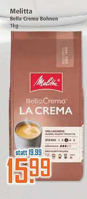 Melitta Bella Crema Bohnen 1kg