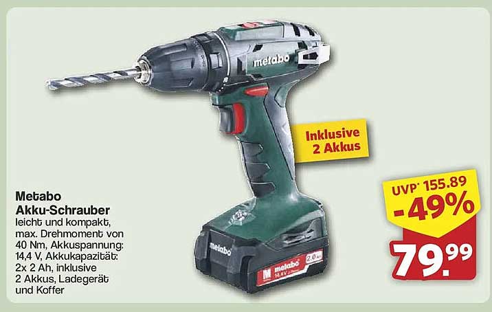 Metabo Akku-Schrauber