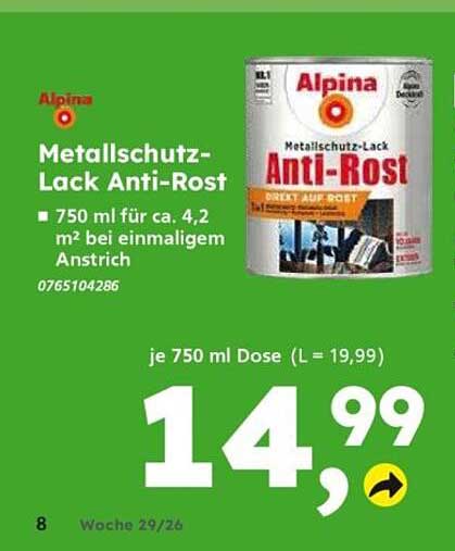 Metallschutz-Lack Anti-Rost