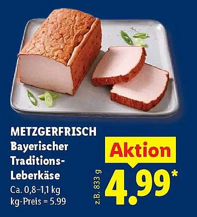 METZGERFRISCH Bayerischer Traditions-Leberkäse