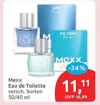 Mexx Eau de Toilette versch. Sorten 50/40 ml