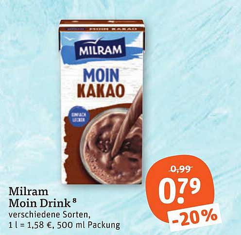 Milram Moin Drink verschiedene Sorten