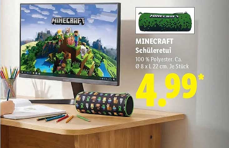 MINECRAFT Schüleretui