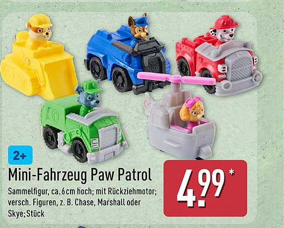 Mini-Fahrzeug Paw Patrol