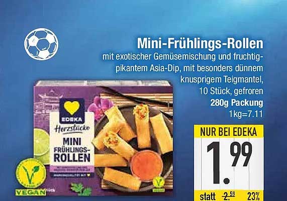 Mini-Frühlings-Rollen