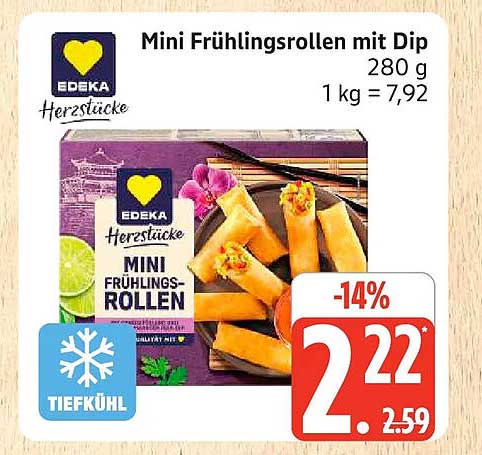Mini Frühlingsrollen mit Dip