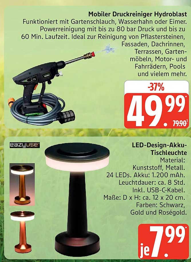 Mobiler Druckreiniger Hydroblast