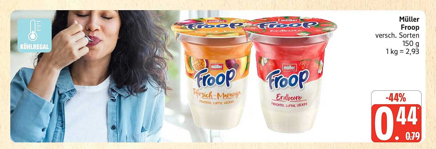 Müller Froop versch. Sorten 150 g