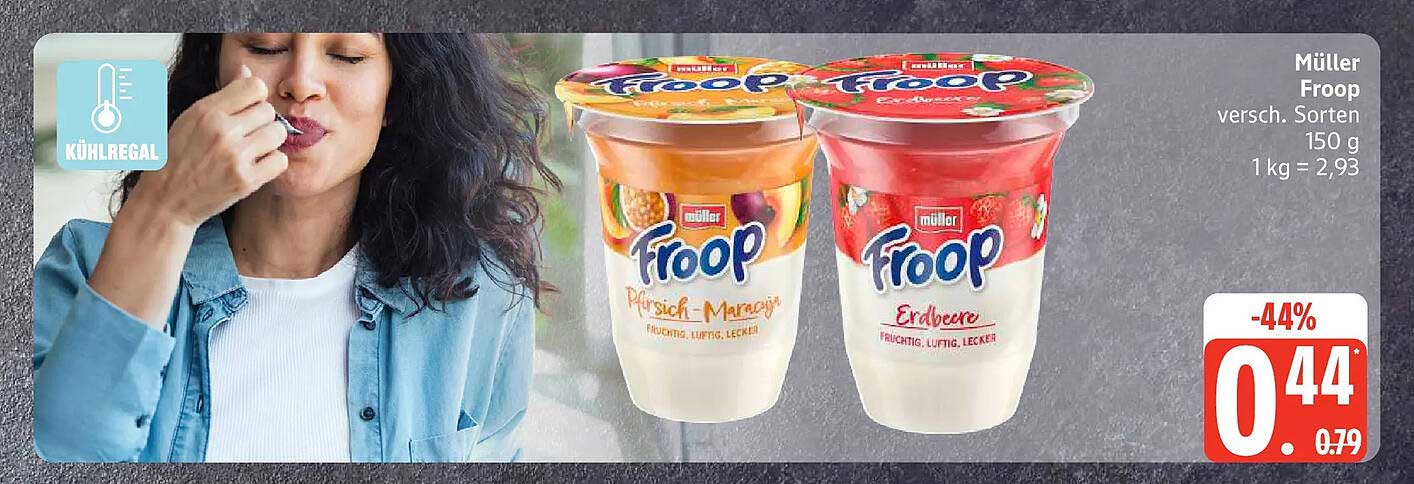 Müller Froop versch. Sorten 150 g