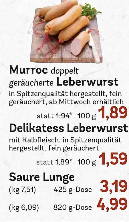 Murroc doppelt geräucherte Leberwurst