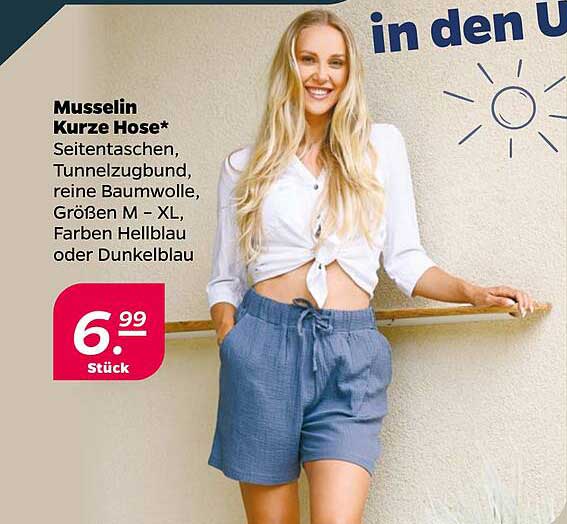 Musselin Kurze Hose*
