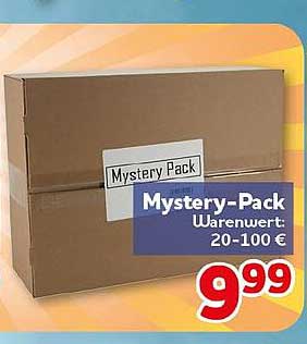 Mystery-Pack Warenwert: 20–100 €