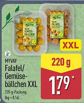 MYVAY Falafel/Gemüse-bällchen XXL