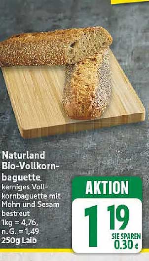 Naturland Bio-Vollkorn-baguette