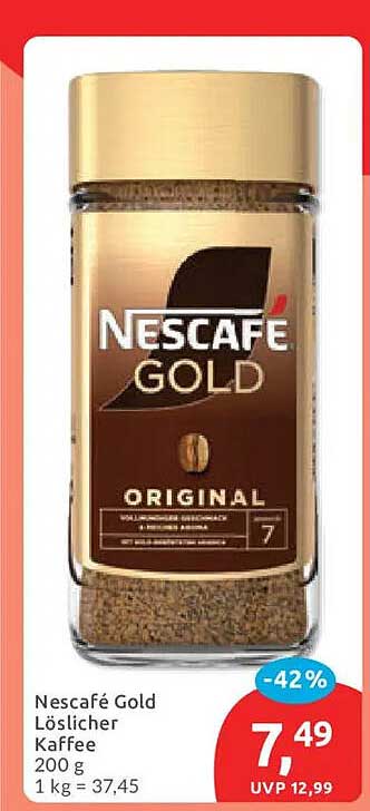 Nescafé Gold Löslicher Kaffee 200 g