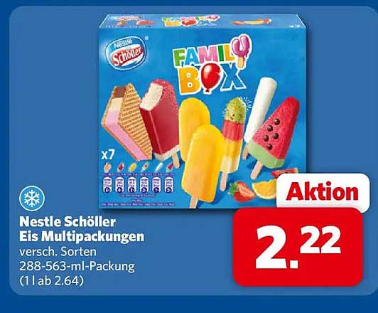 Nestle Schöller Eis Multipackungen