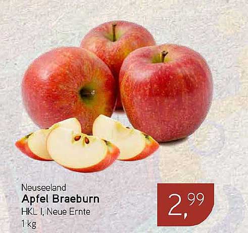 Neuseeland Apfel Braeburn HKL I, Neue Ernte 1 kg