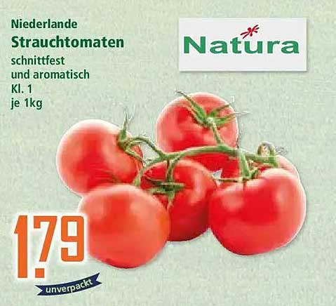 Niederlande Strauchtomaten schnittfest und aromatisch Kl. 1 je 1kg