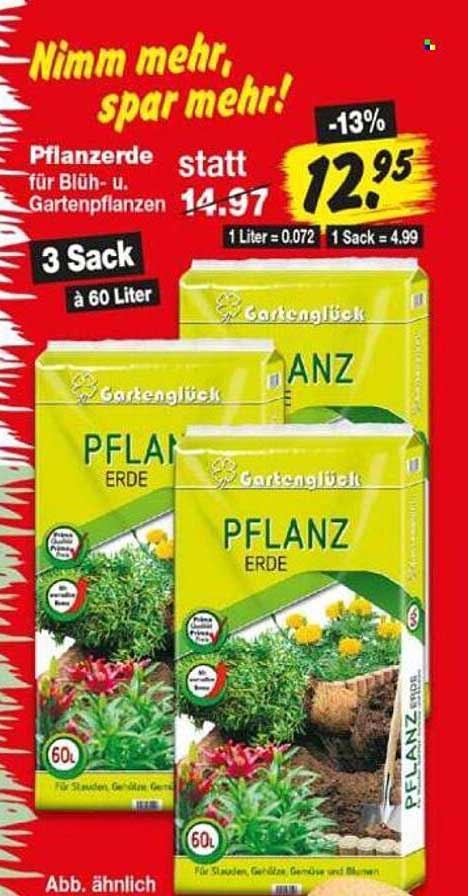 Nimm mehr, spar mehr! Pflanzerde für Blüh- u. Gartenpflanzen