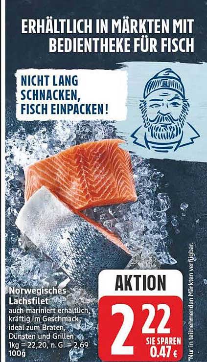Norwegisches Lachsfilet