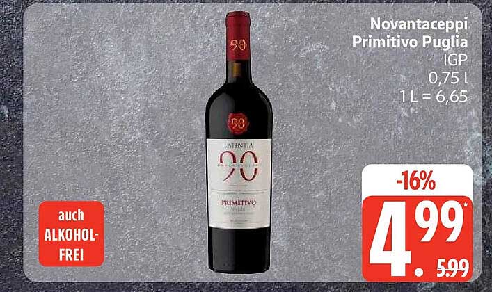 Novantaceppi Primitivo Puglia IGP