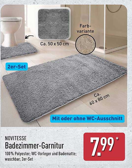 NOVITESSE Badezimmer-Garnitur