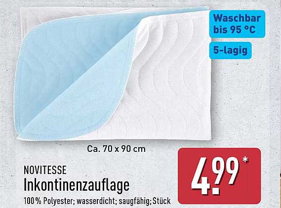 NOVITESSE Inkontinenzauflage