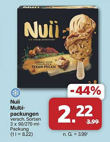 Nuii Multi-packungen versch. Sorten 3 x 90/270-ml-Packung (1 l = 8.22)