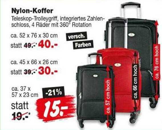 Nylon-Koffer