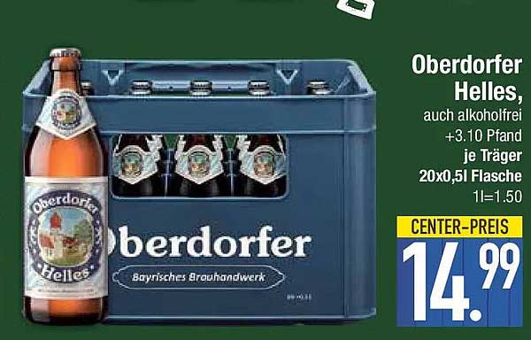 Oberdorfer Helles, auch alkoholfrei