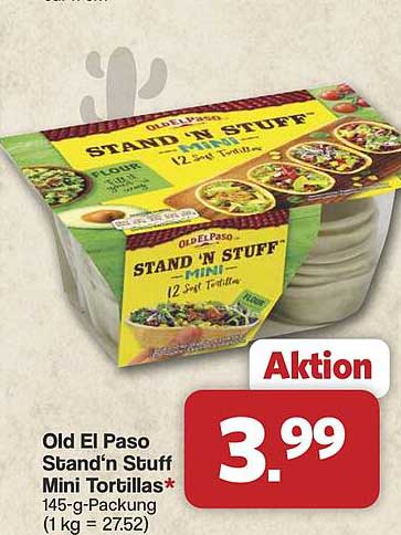 Old El Paso Stand'n Stuff Mini Tortillas*