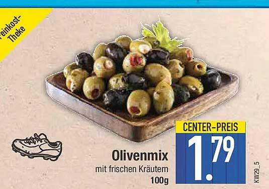 Olivenmix mit frischen Kräutern 100g