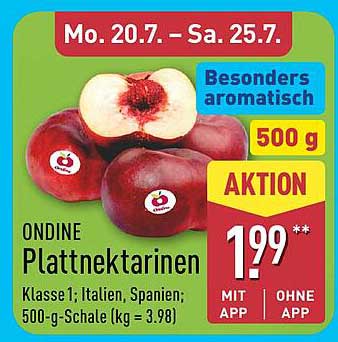 ONDINE Plattnektarinen