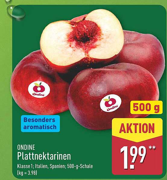 ONDINE Plattnektarinen