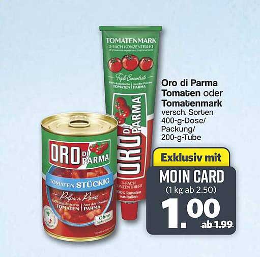 Oro di Parma Tomaten oder Tomatenmark